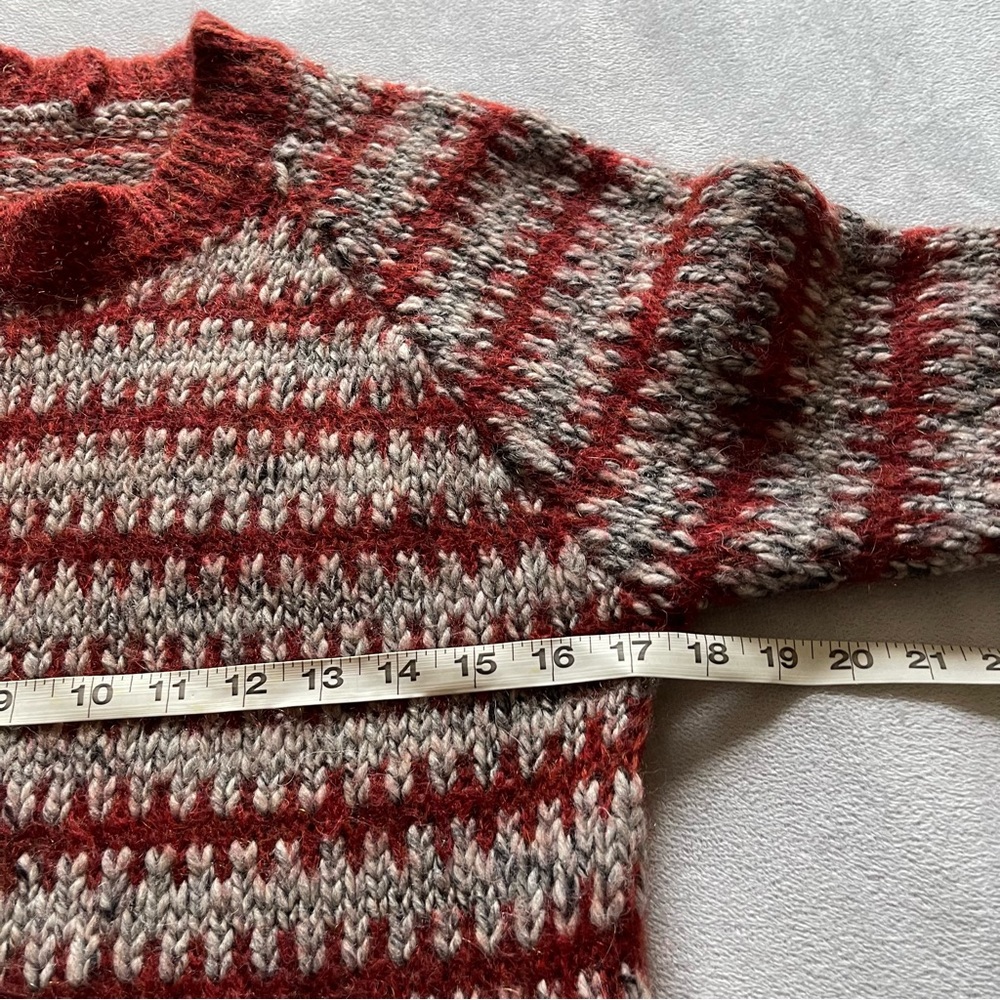 Isabel Marant rust grey mix super kid mohair blend sweater, see measurements - Picture 10 of 13